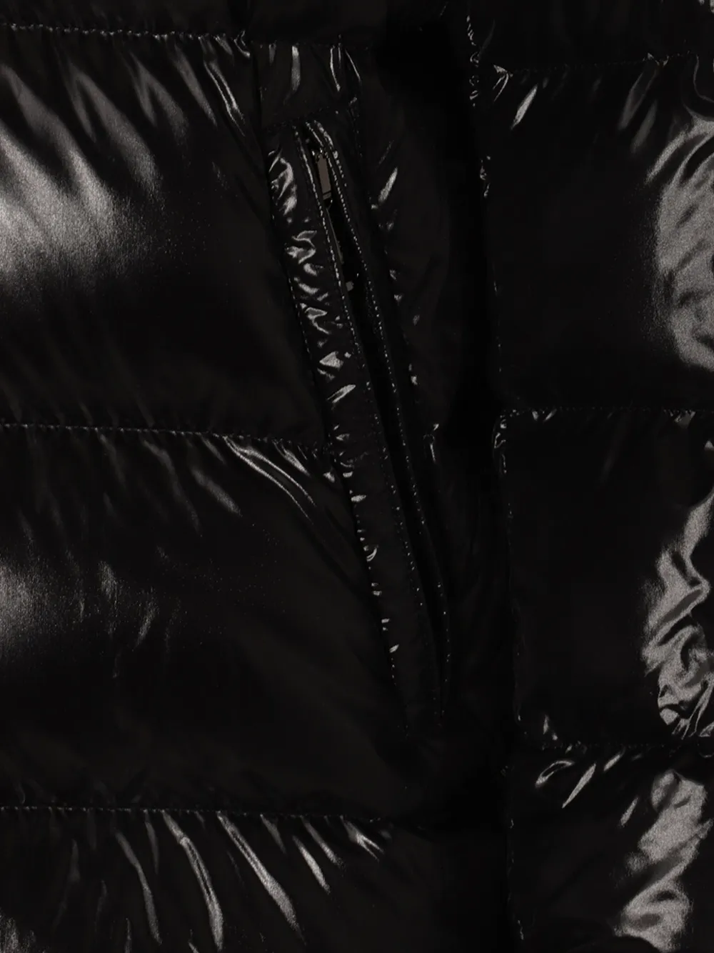 Moncler Donsjack met capuchon Zwart