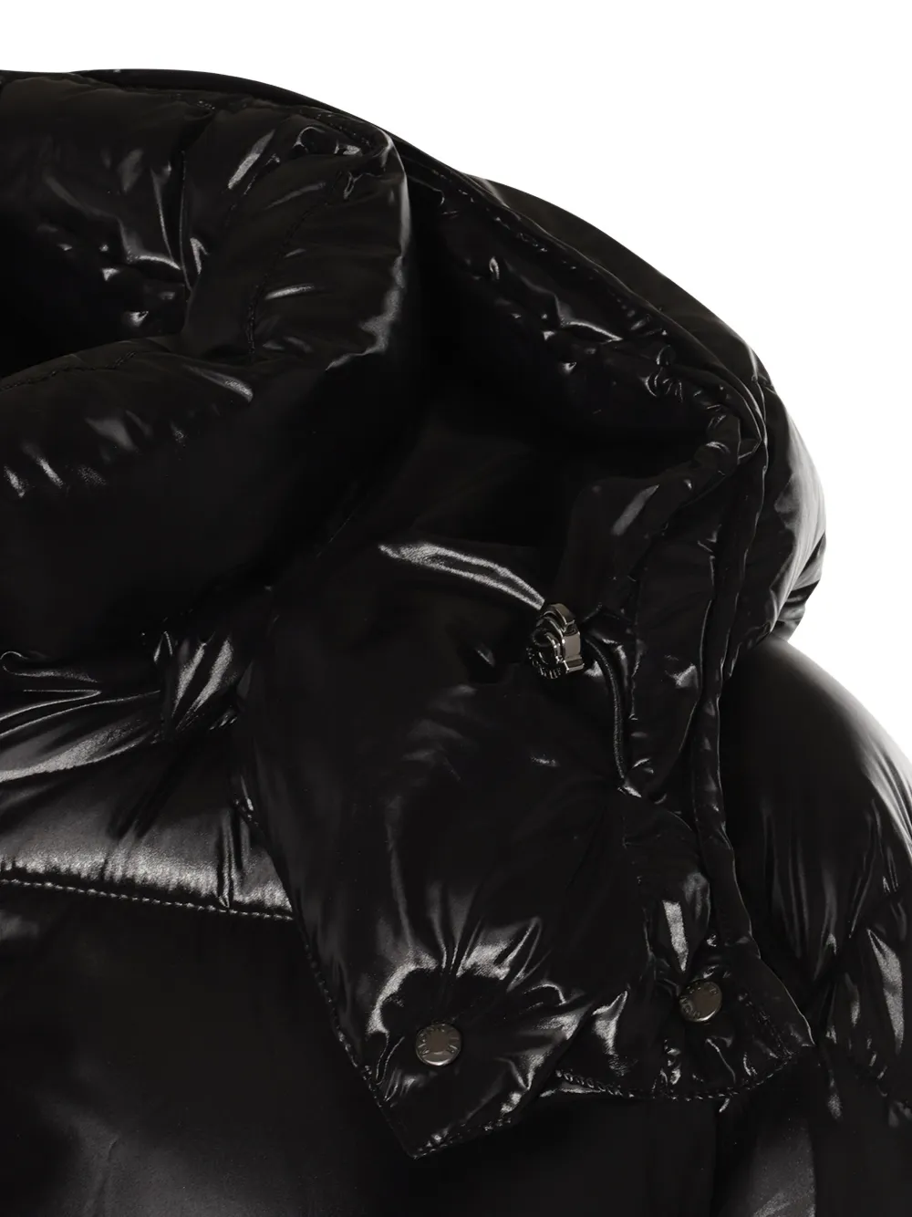 Moncler Donsjack met capuchon Zwart