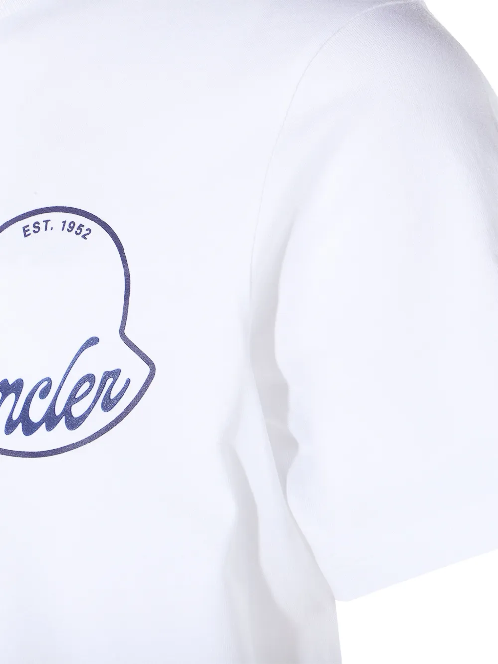 Moncler T-shirt met logoprint Wit