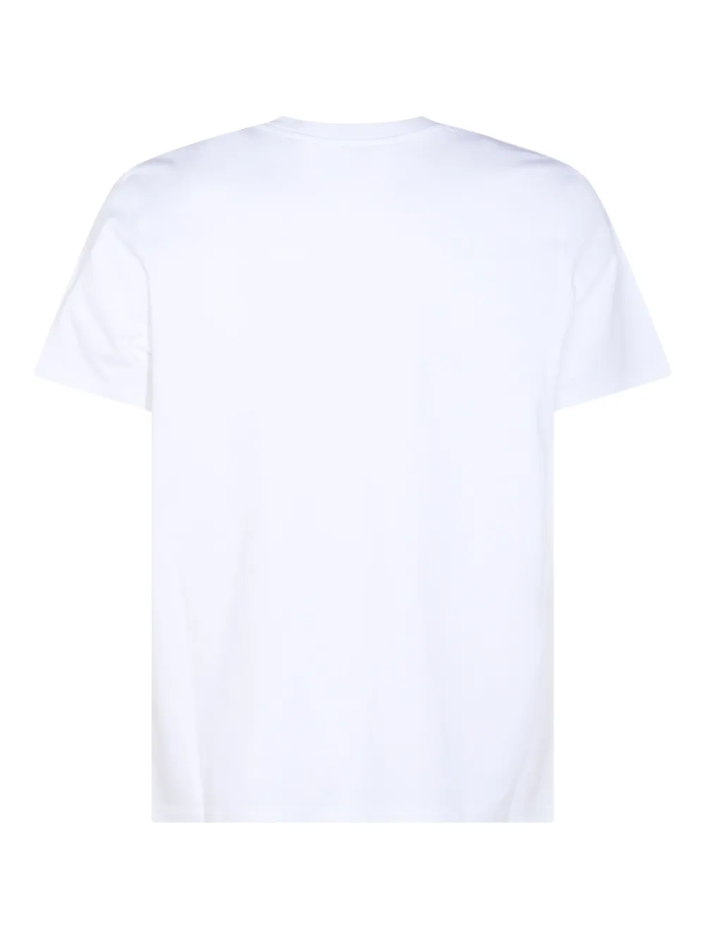 Moncler T-shirt met logoprint Wit
