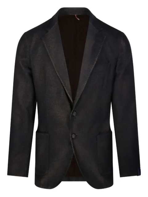 Santaniello two-button speckled blazer 