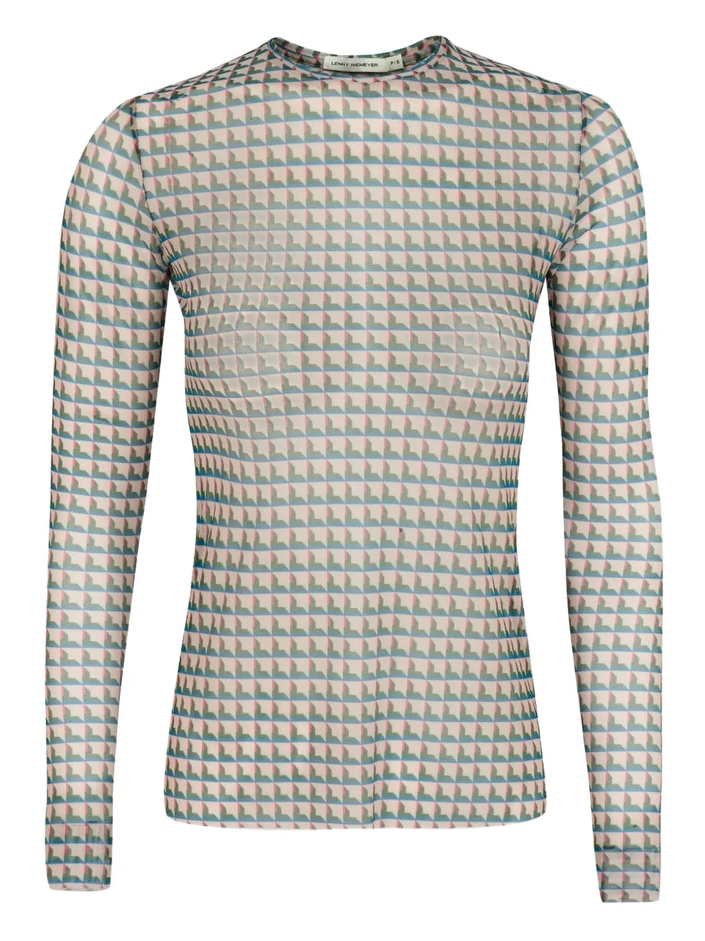 Lenny Niemeyer Top con motivo geometrico - Toni neutri