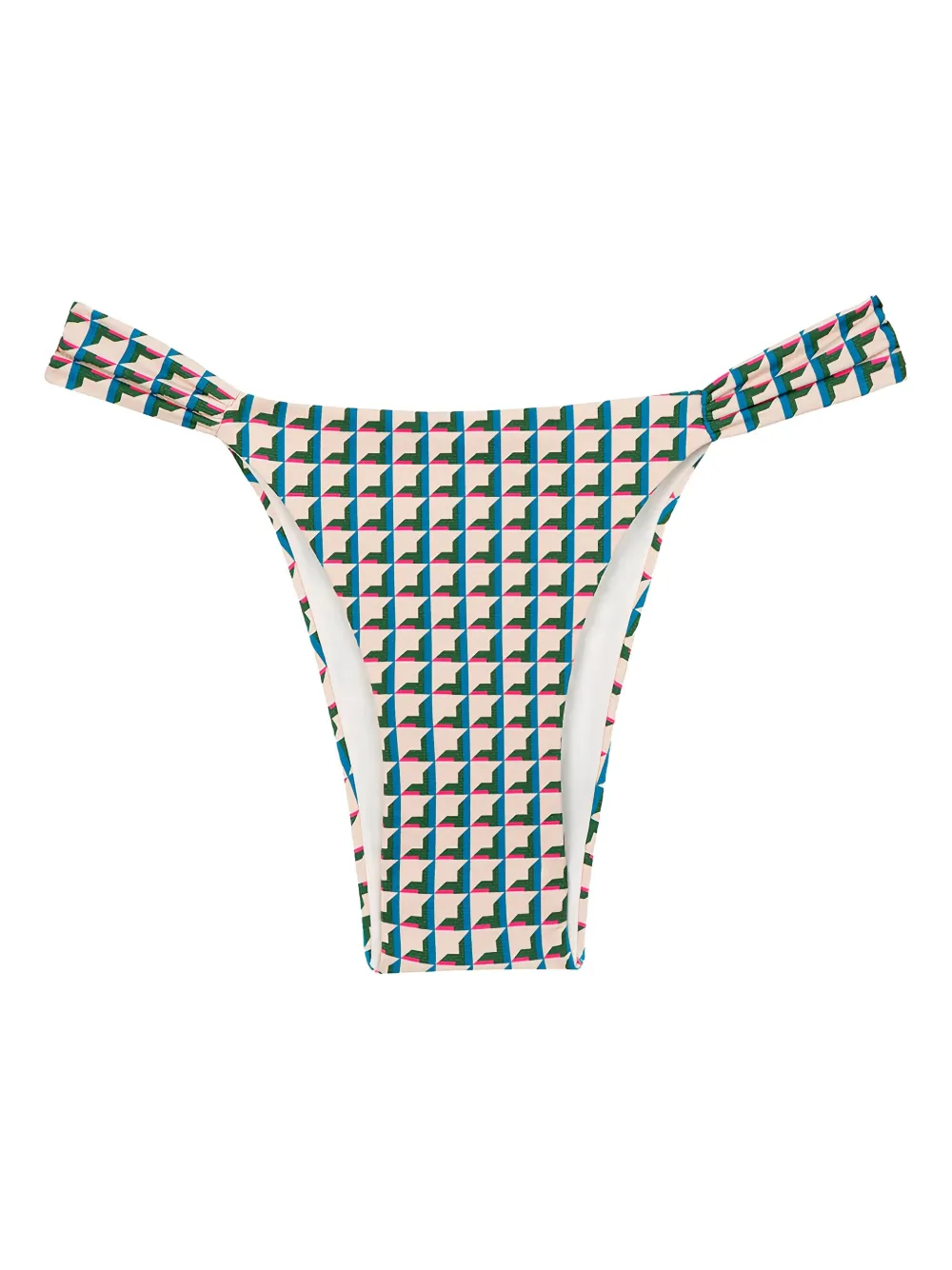 Lenny Niemeyer Bikinihöschen mit geometrischem Print - Nude