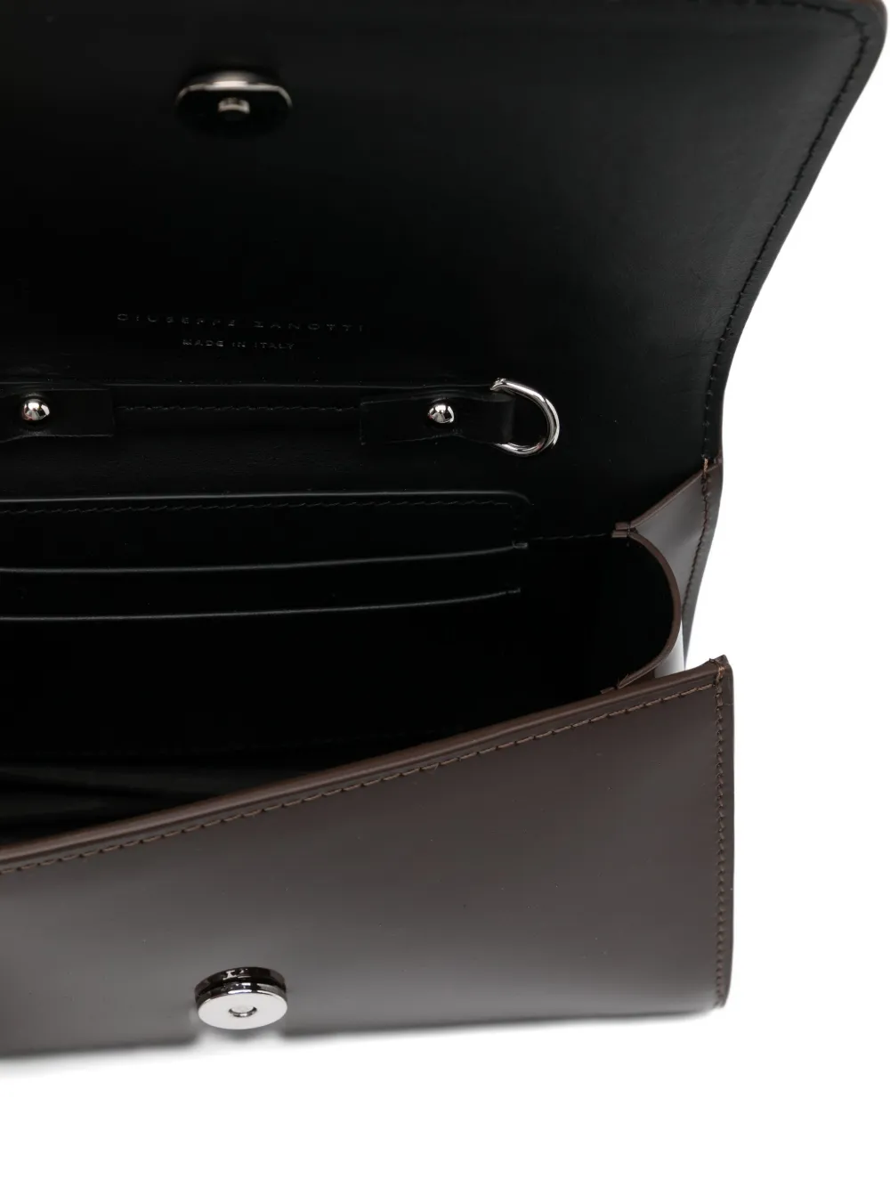 Giuseppe Zanotti Mini Cleopatra Bag In Brown