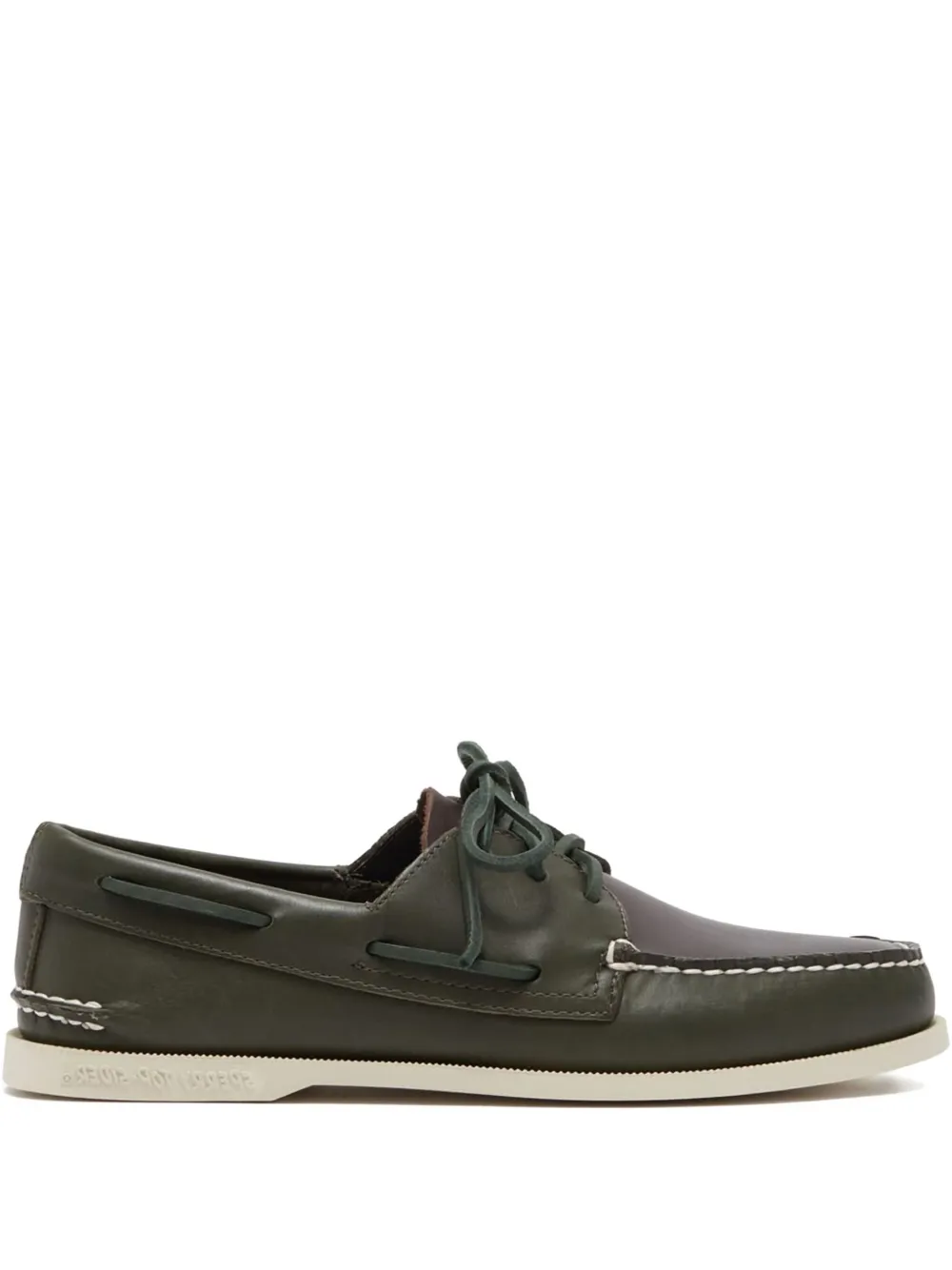 Sperry Top-Sider A O 3 Eye "Green" boat shoes