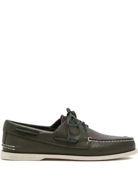 Sperry Top-Sider A/O 3 Eye "Green" boat shoes