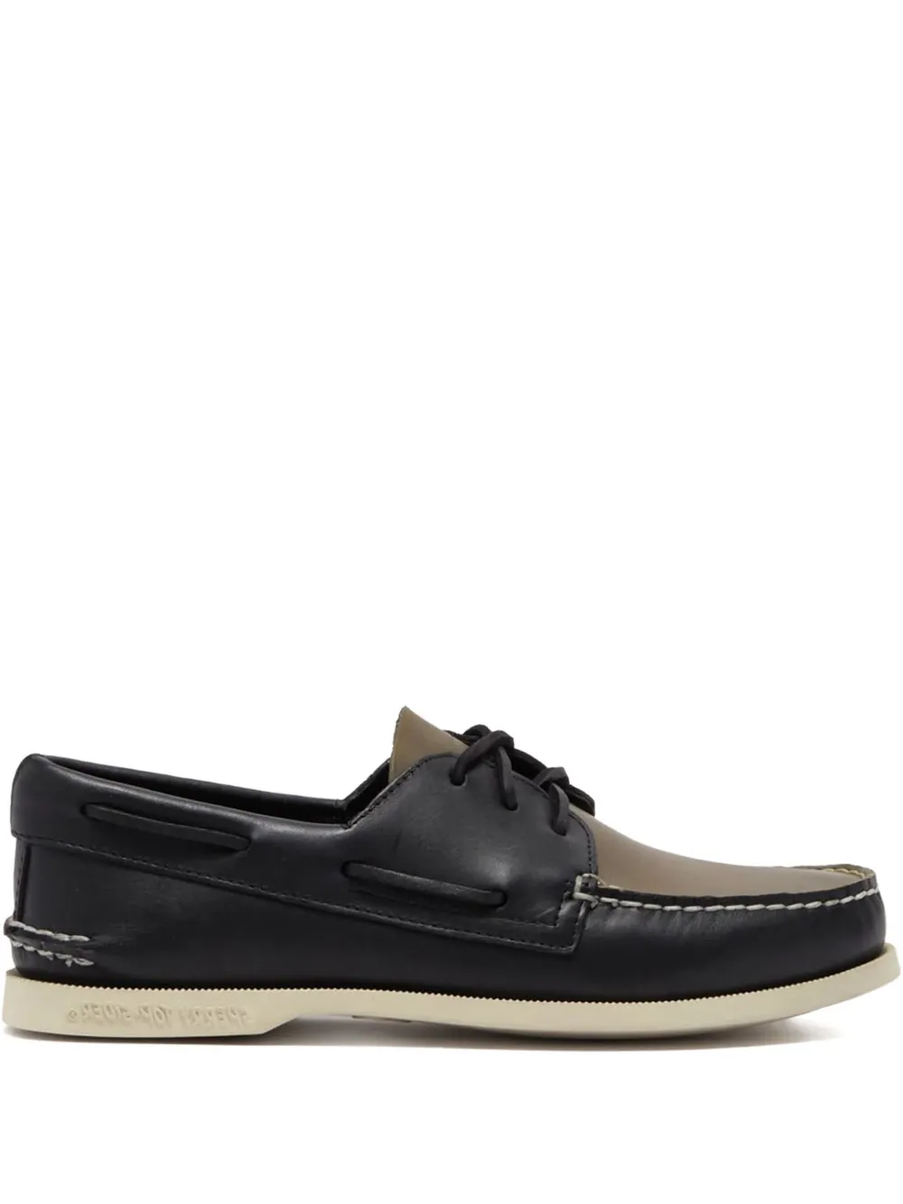 Sperry Top-Sider A O 3 Eye "Black White" boat shoes