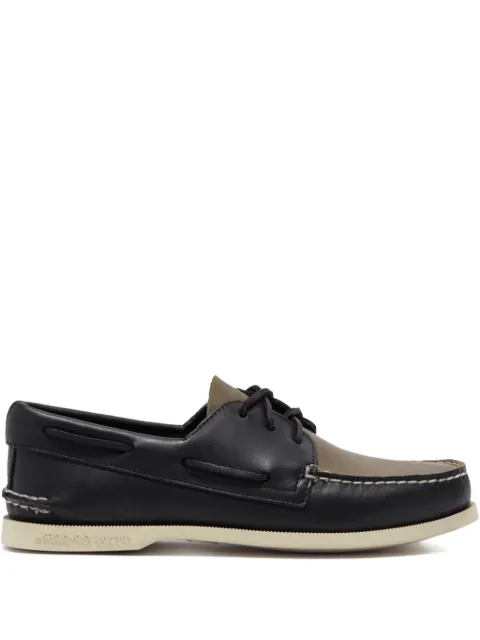 Sperry Top-Sider A/O 3 Eye "Black/White" boat shoes