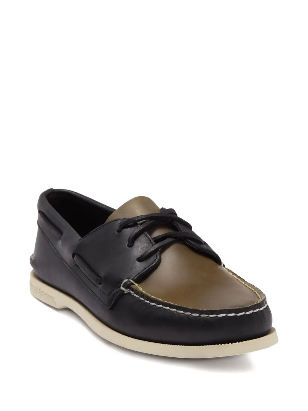 Sperry Top-Sider A O 3 Eye "Black White" boat shoes