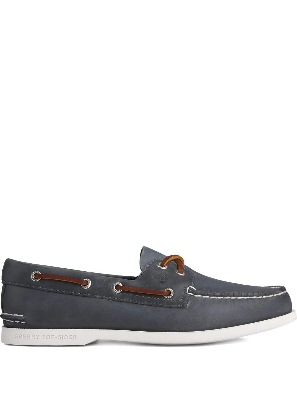 Sperry Top-Sider A O 2 Eye Plushwave "Blue" boat shoes Grey