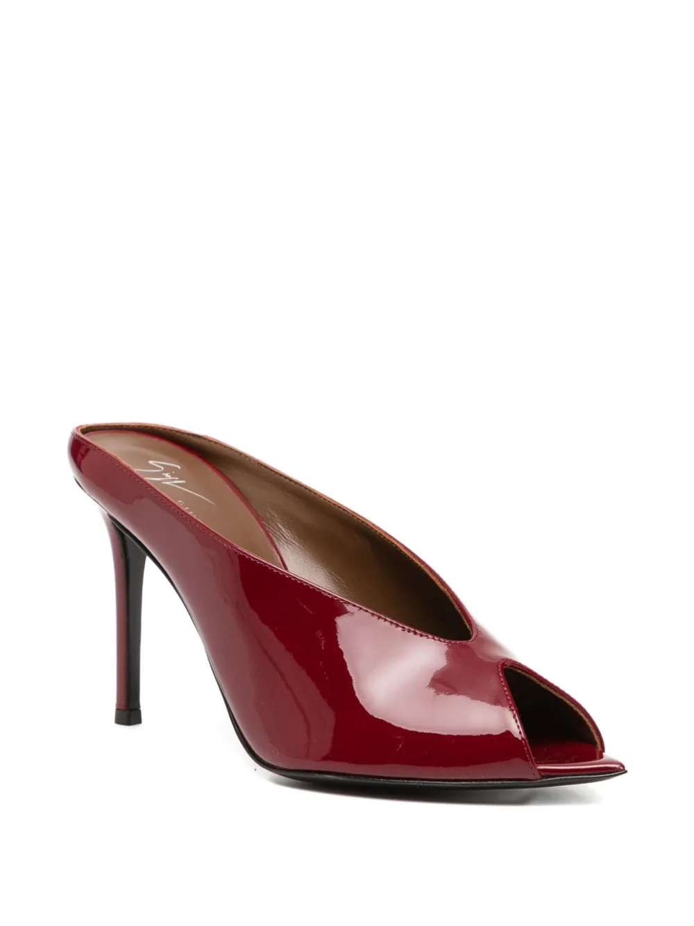 Giuseppe Zanotti 80mm peep-toe pumps Red