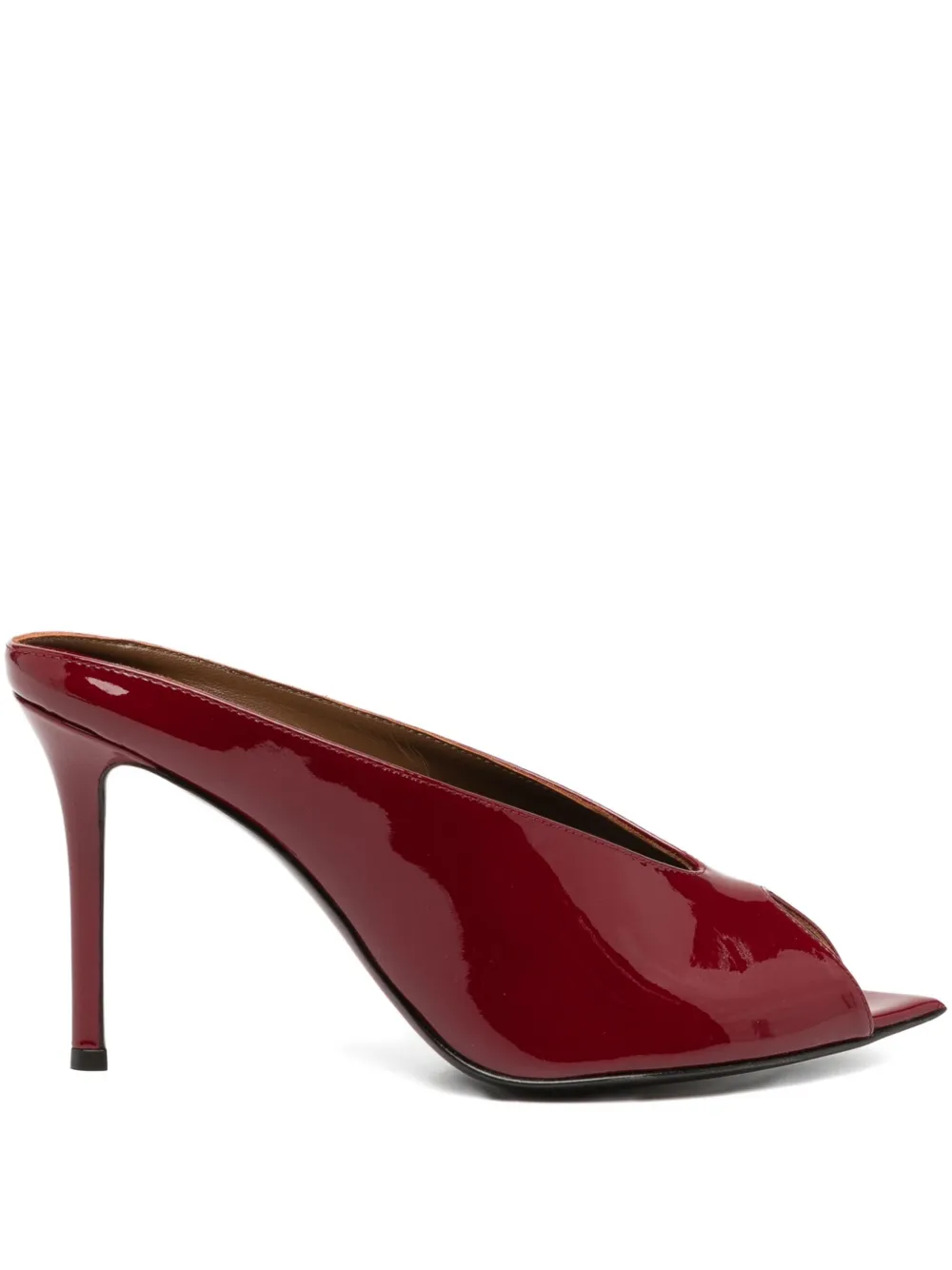 Giuseppe Zanotti 80mm Peep-toe Pumps In Red
