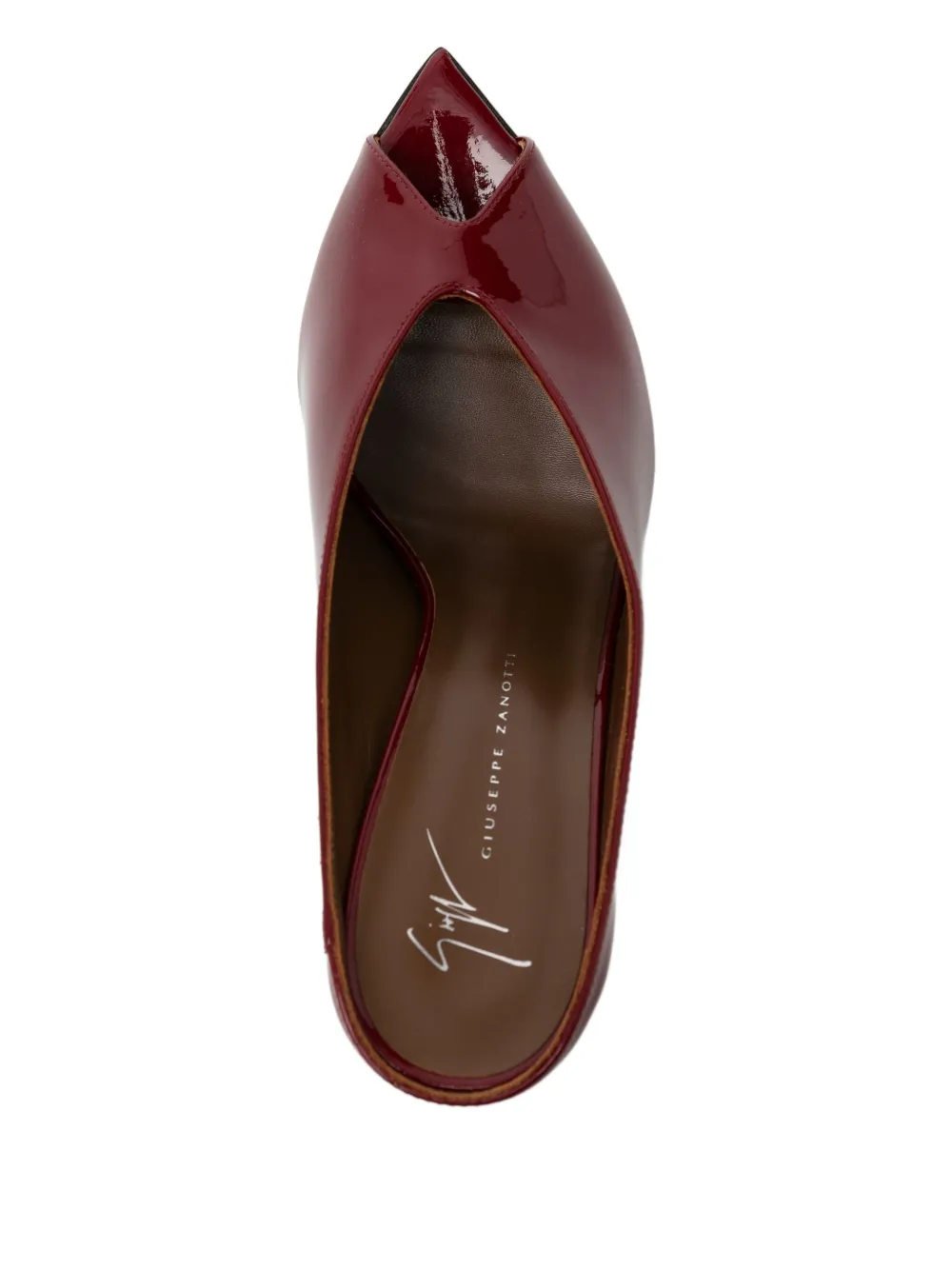 Giuseppe Zanotti 80 mm pumps met open neus Rood