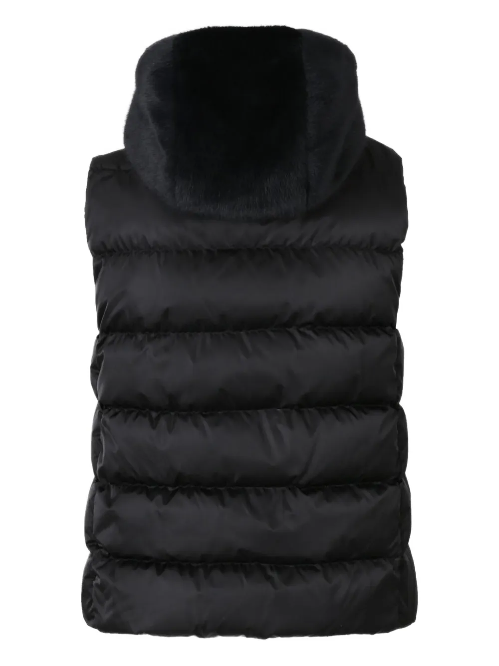 Herno Bodywarmer met capuchon Zwart