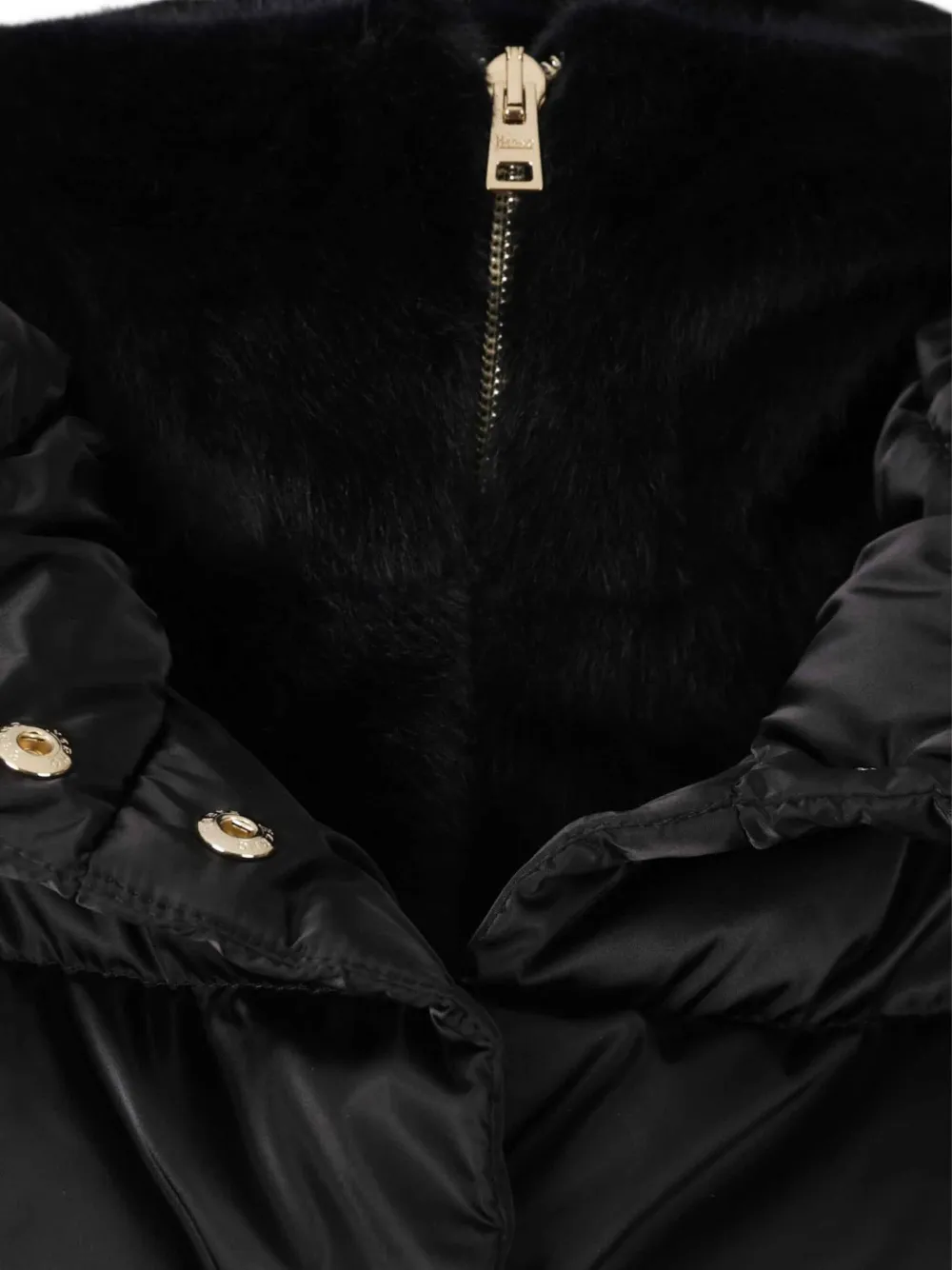 Herno Bodywarmer met capuchon Zwart