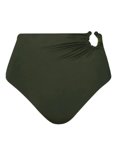 Johanna Ortiz Marinera gathered high-waist bikini panty
