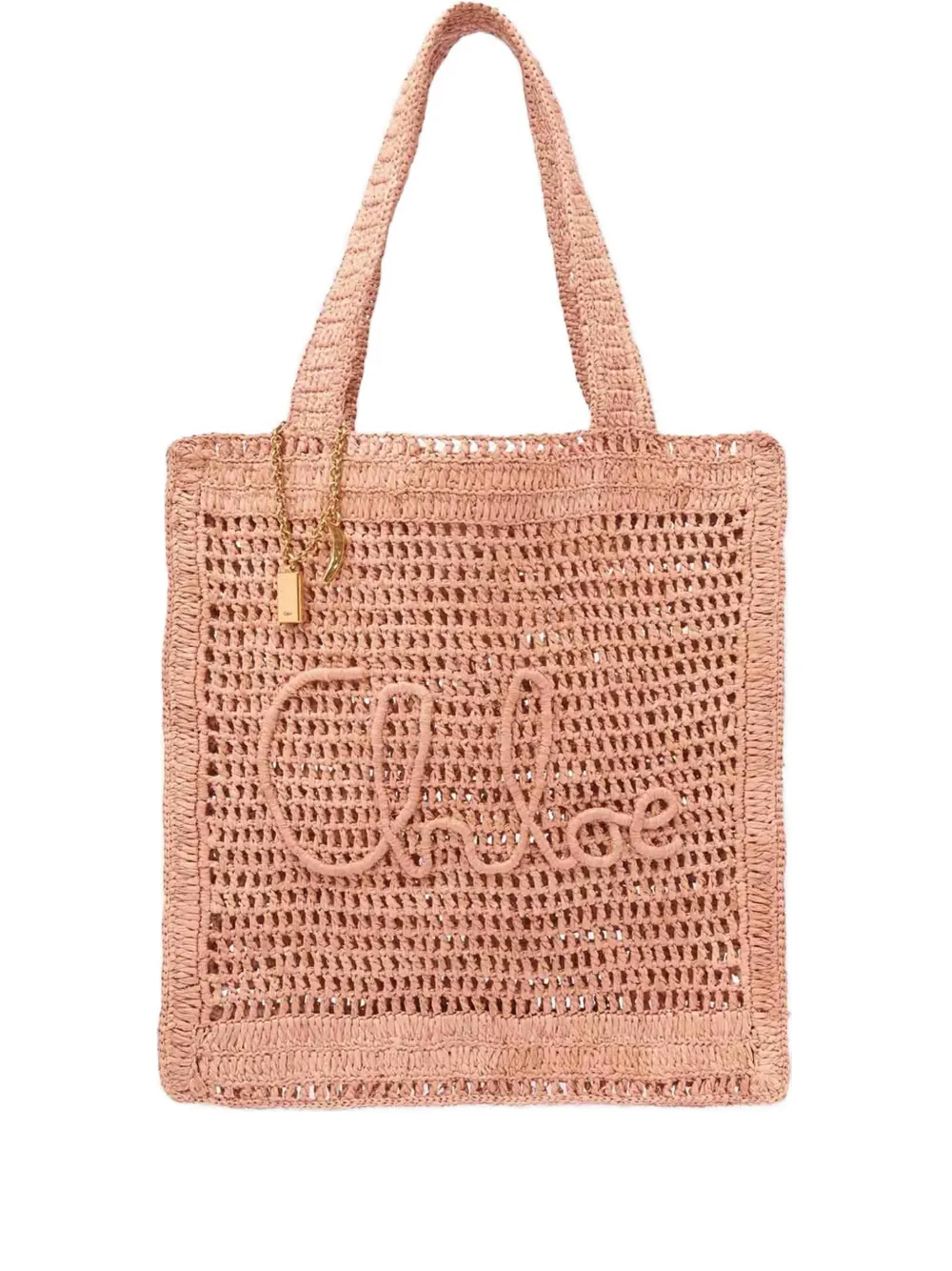 Chloé Summer Banana Shopping Bag In Neutral