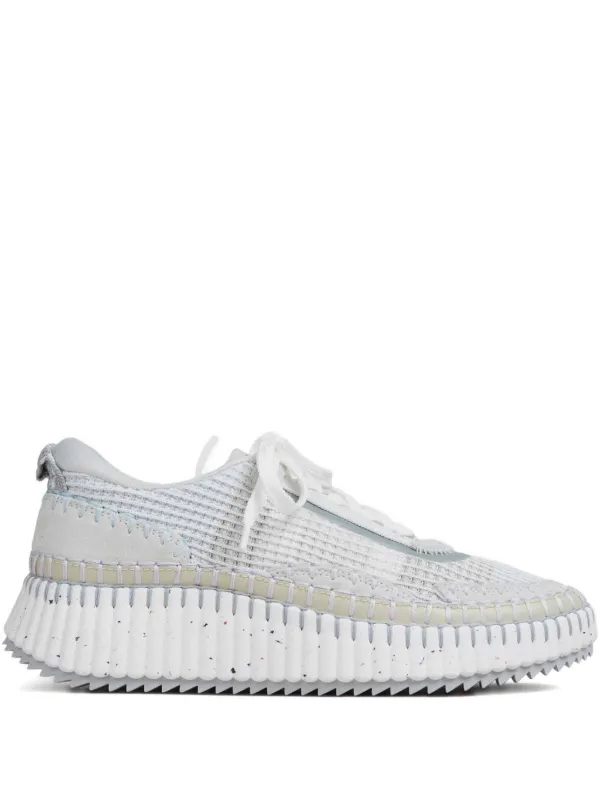 Chloé Nama メッシュパネル スニーカー | ホワイト | FARFETCH JP