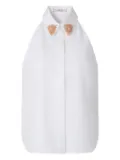 Dorothee Schumacher bead-embellishment halter blouse - White