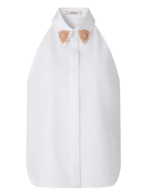 Dorothee Schumacher Neckholder-Bluse mit Perlen