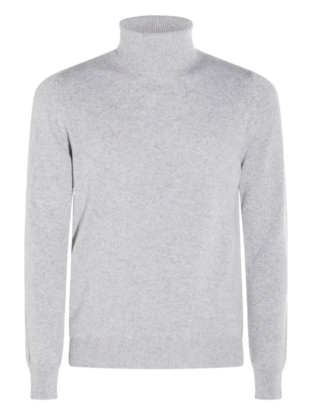 Malo Maglia Collo Alto In Cashmere In Gray