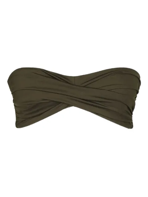 Johanna Ortiz Sea Sprite gathered-bandeau bikini top
