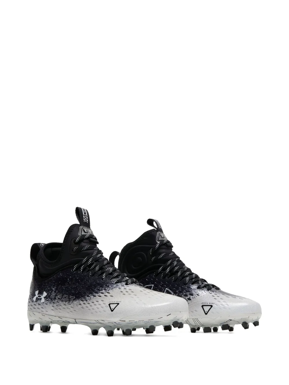 Under Armour Spotlight Lux Mc 2.0 "Black White" cleats