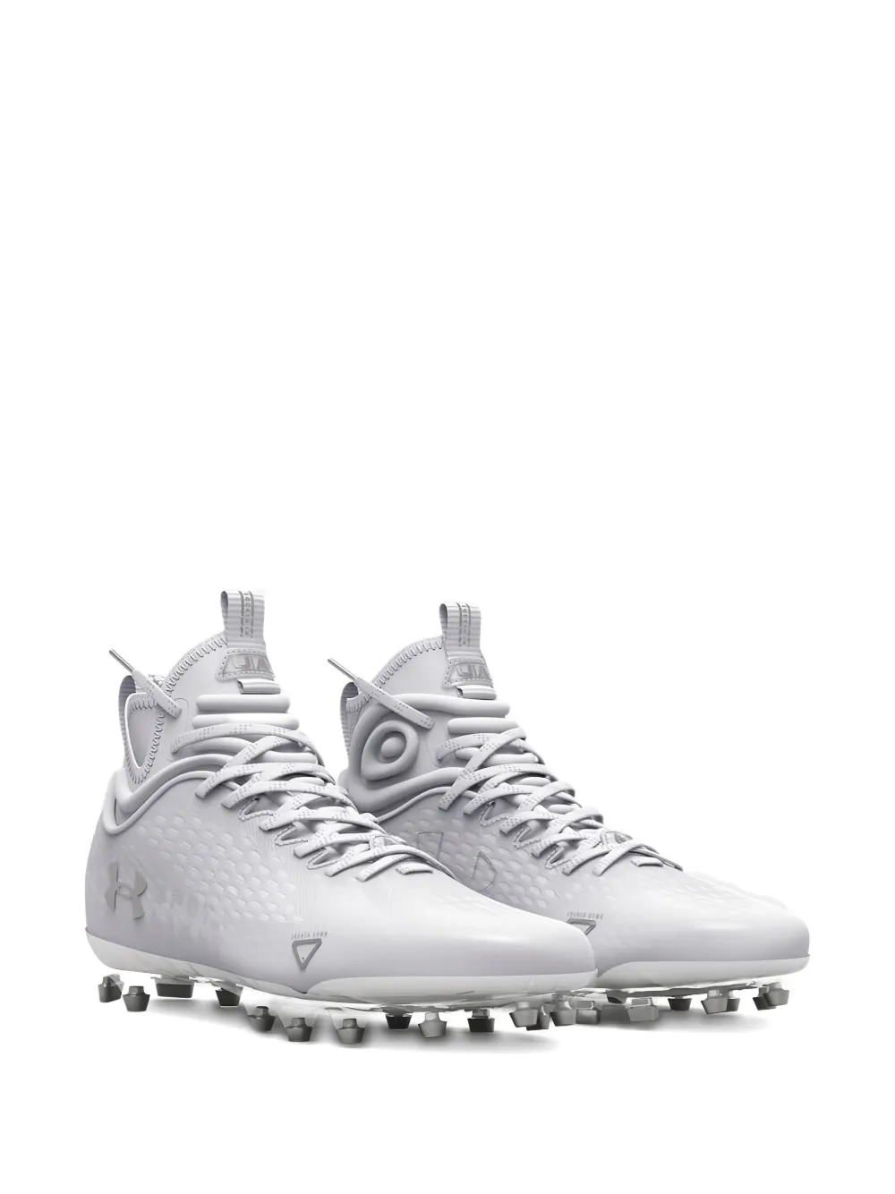 Under Armour Spotlight Lux Mc 2.0 "White Metallic Silver" cleats
