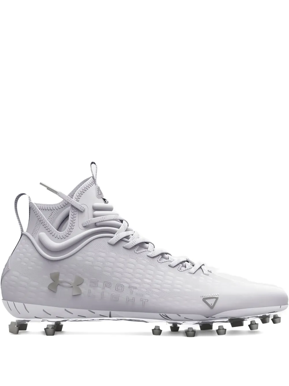 Under Armour Spotlight Lux Mc 2.0 "White Metallic Silver" cleats