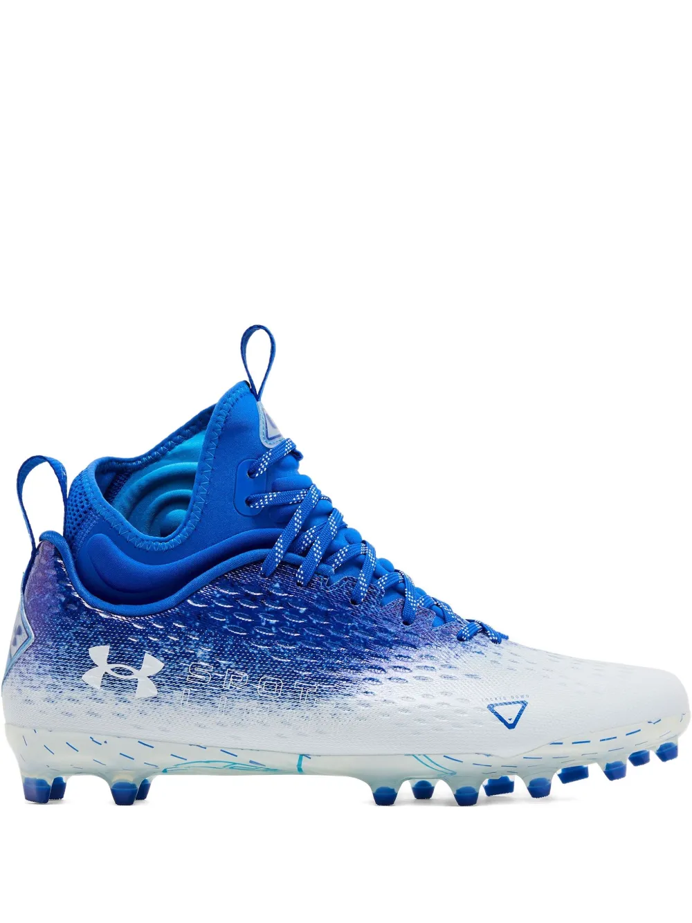 Under Armour Spotlight Lux Mc 2.0 "Blue White" cleats