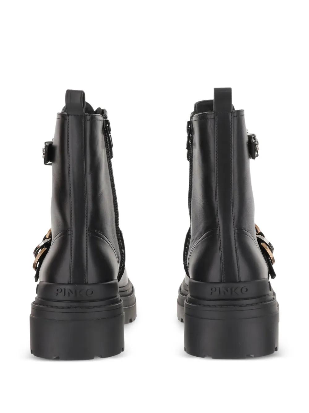 PINKO buckle-details boots Black
