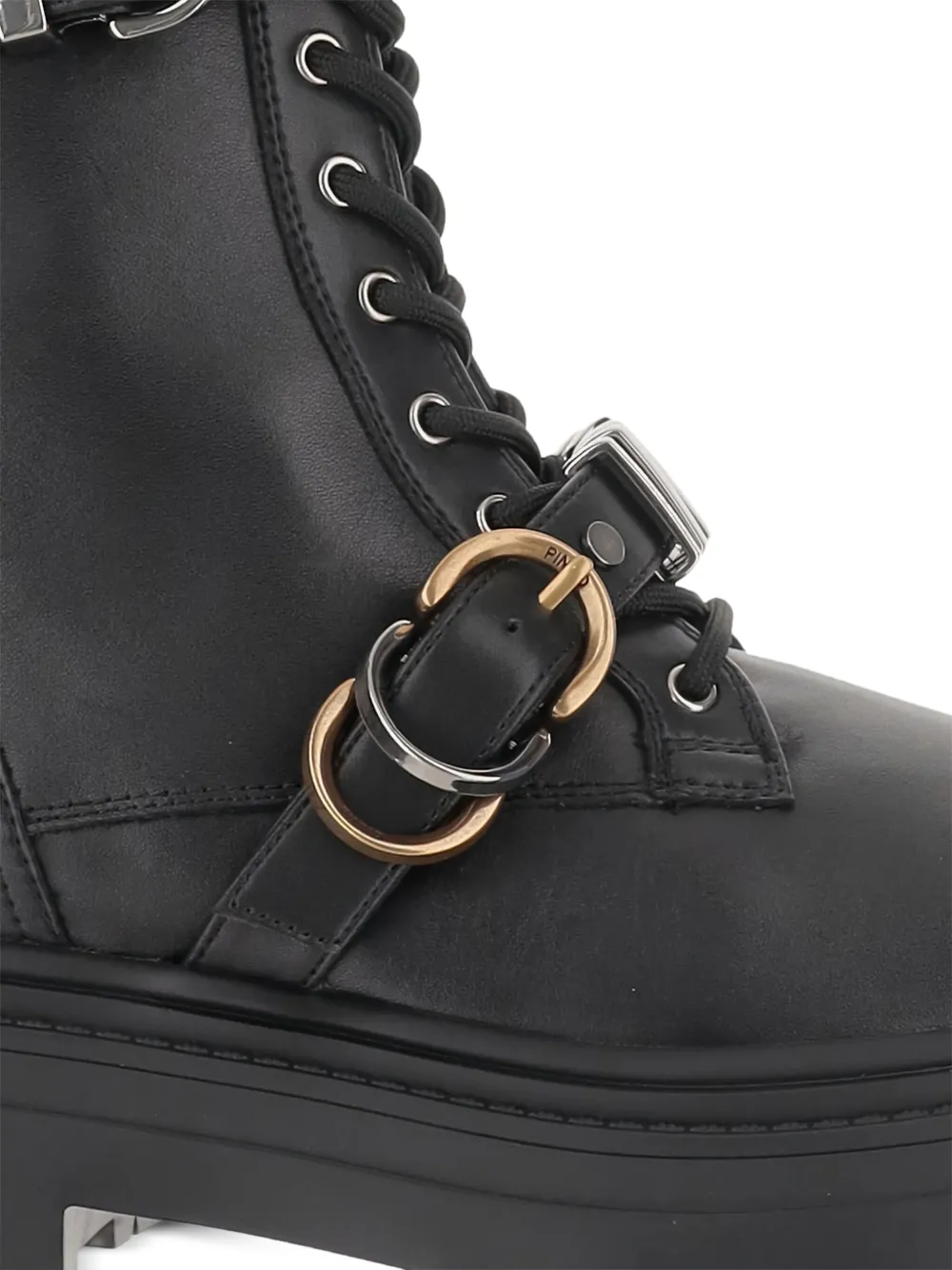 PINKO buckle-details boots Black