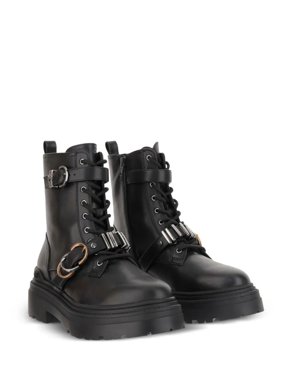 PINKO buckle-details boots Black
