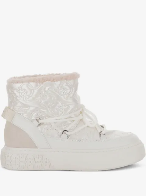 PINKO quilted platform boots