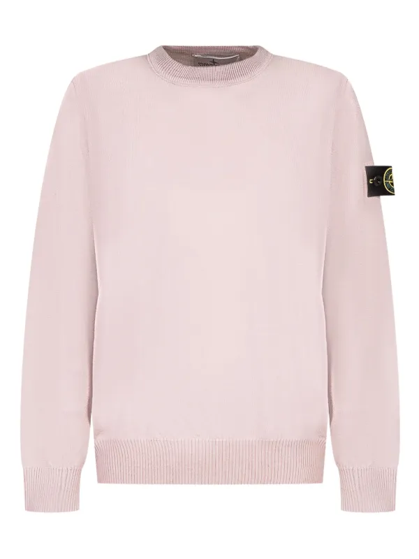 Stone Island Junior クルーネックセーター | ピンク | FARFETCH JP