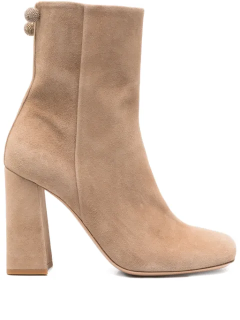 Fabiana Filippi botas con tacón cuadrado de 95mm