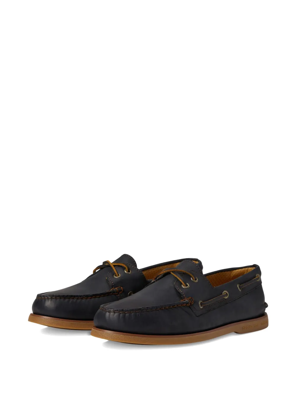 Sperry Top-Sider Gold A/O 2 Eye Burnished Leather "Black" loafers | Image 2