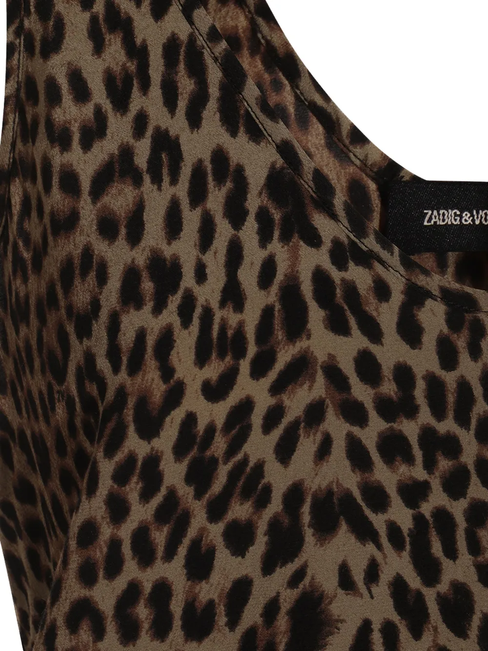 Zadig&Voltaire leopard-print sleeveless top LEAVES