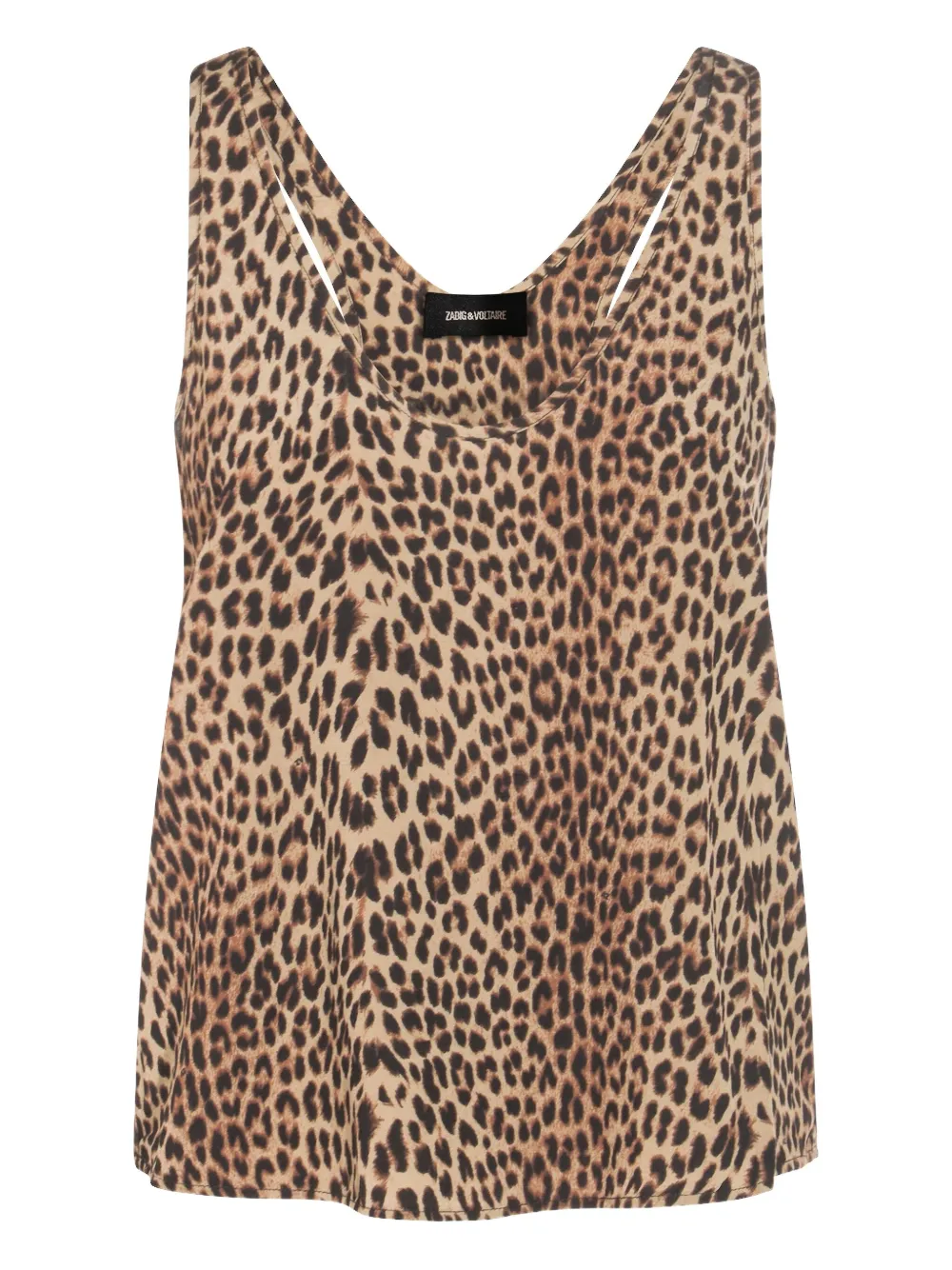 Zadig&Voltaire leopard-print sleeveless top LEAVES