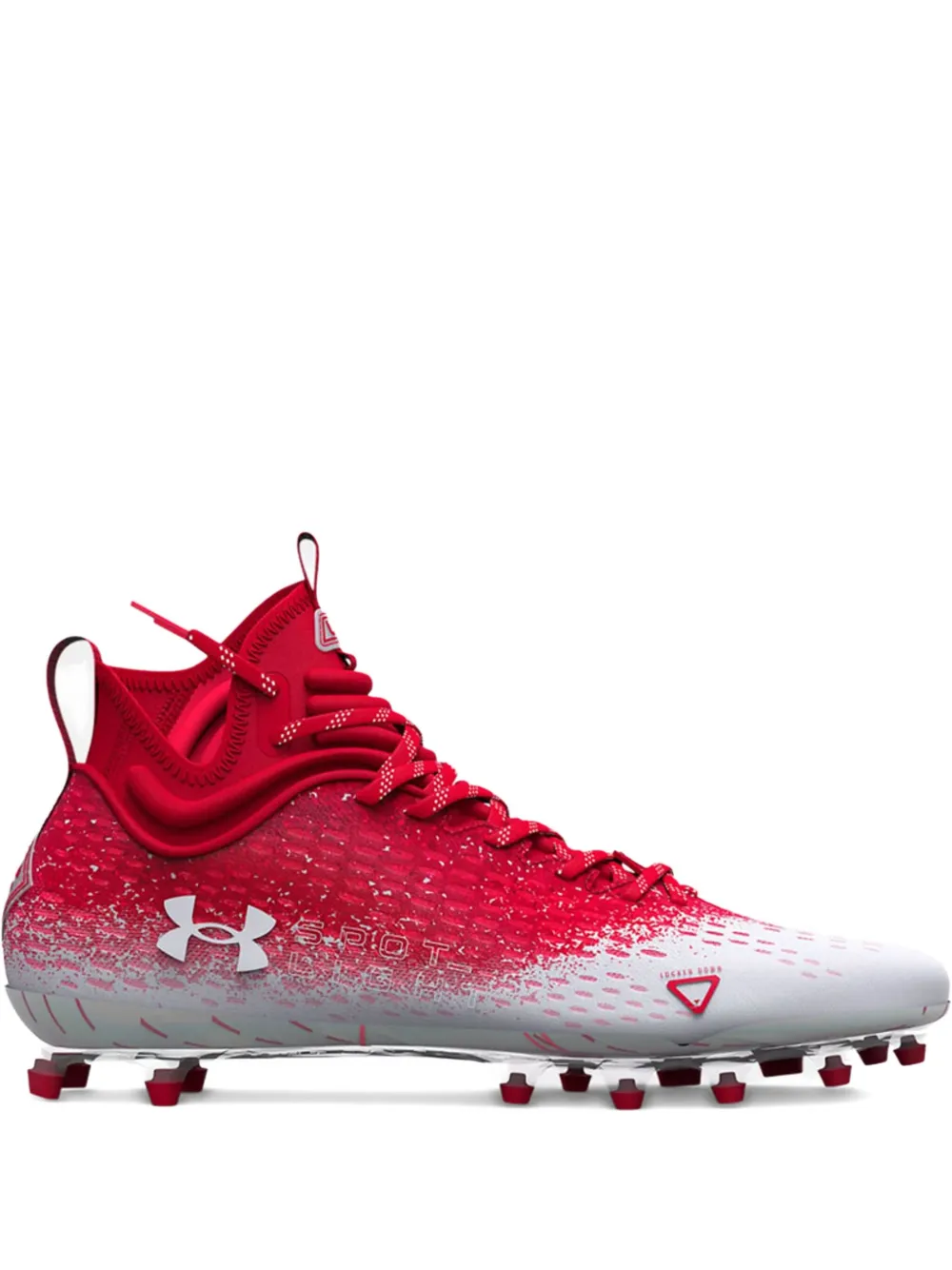 Under Armour Spotlight Lux Mc "Red White" football cleats