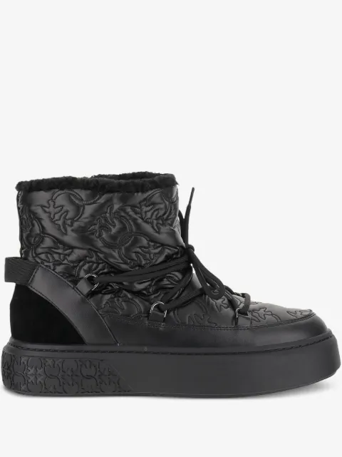 PINKO quilted platform boots