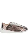 PINKO sequin-embellished low top sneakers - Brown