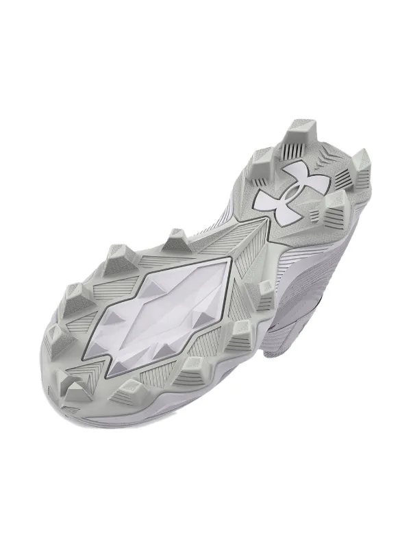 under armour cleats silver