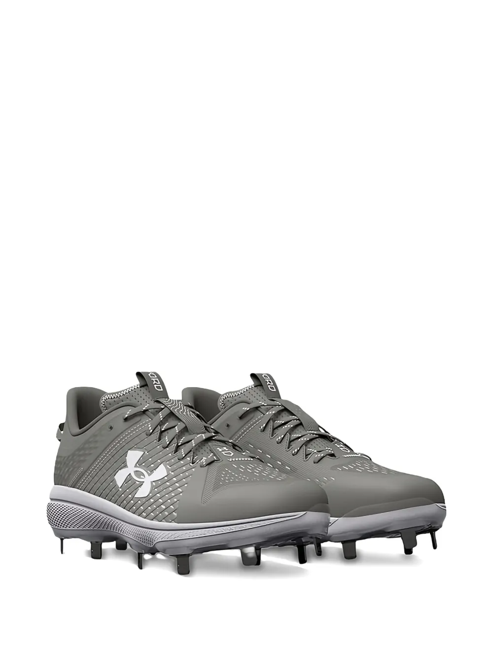 Under Armour Yard Low Mt "Grey White" cleats