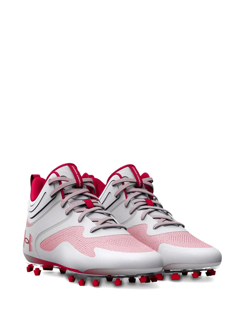 Under Armour Command Mc Mid "White Red" cleats