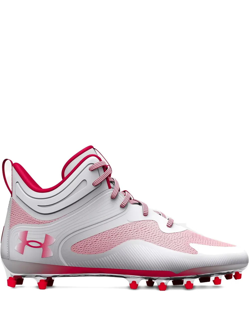 Under Armour Command Mc Mid "White Red" cleats