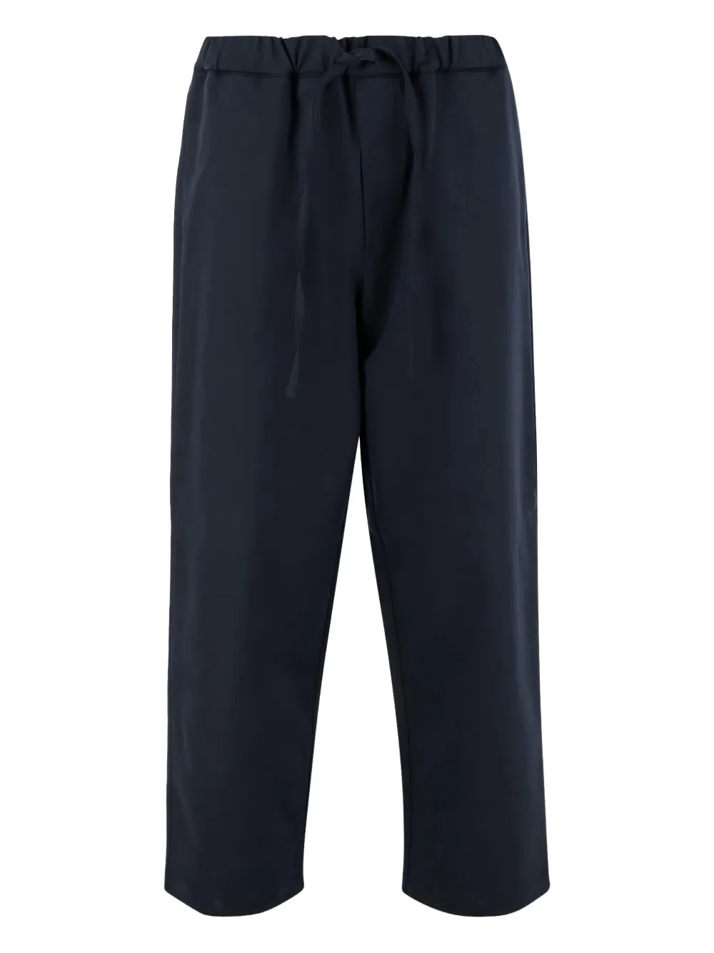 drawstring regular trousers