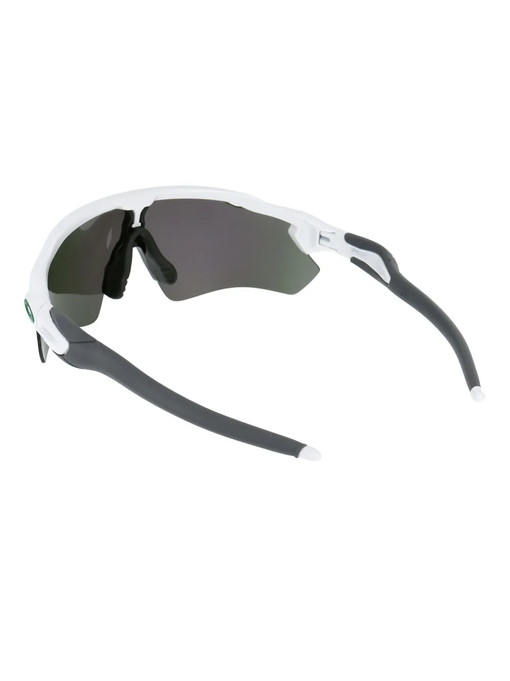Oakley Polished White Acetate Sunglasses In Green