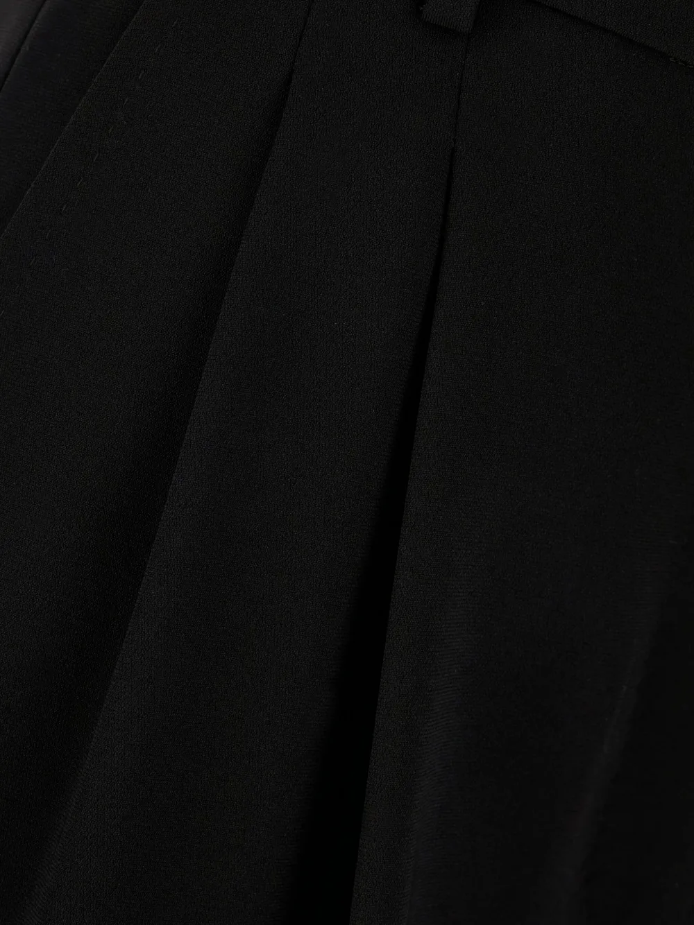 Max Mara Geplooide shorts Zwart