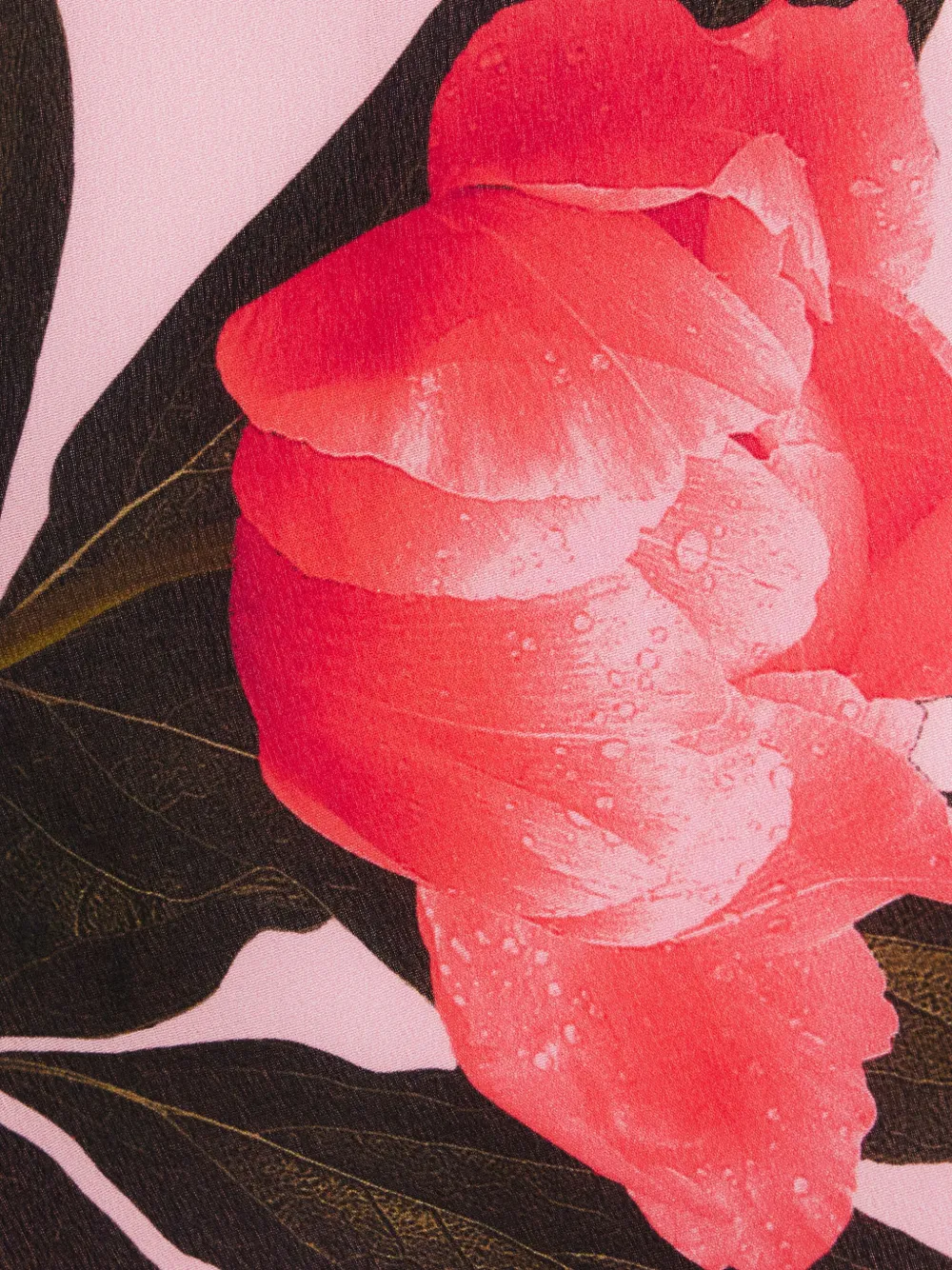 CHIARA BONI La Petite Robe Blouse met print en strik Roze